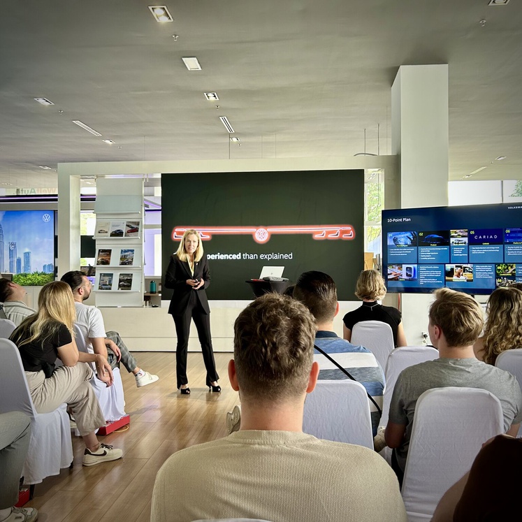 Visit by Student from University of Mainz at Volkswagen Glenmarie