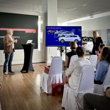 Visit by Student from University of Mainz at Volkswagen Glenmarie